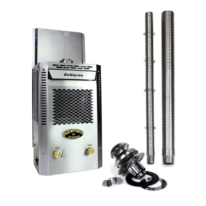 Newport Explorer Propane Fireplace – Tiny Home Propane Heater for Sheds, Cabins & RVs