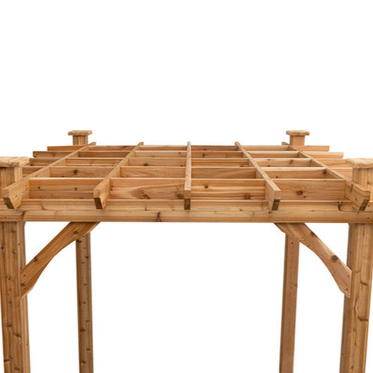 cedar pergola eight foot