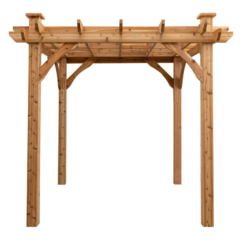 eight by eight cedar pergola