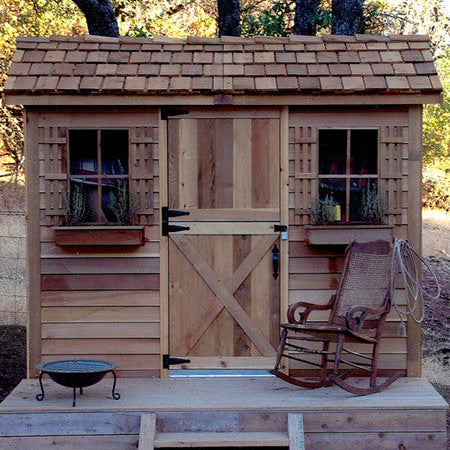 Rustic Style Cedarshed Cabana