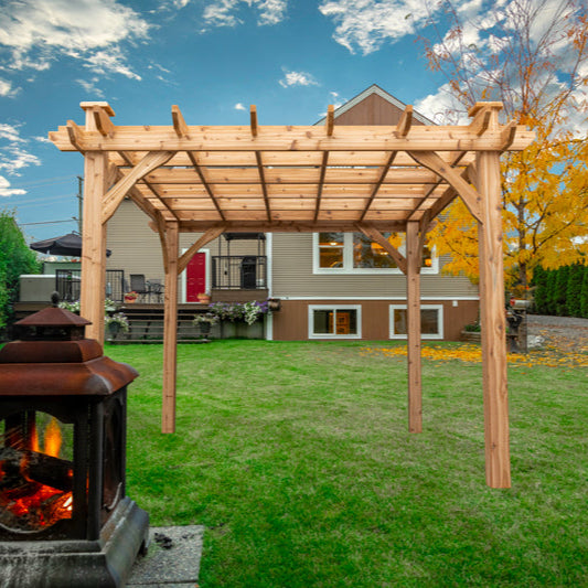 Cedarshed "The Kalamalka" 10x10 Pergola Kit