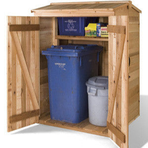 Recycling Bin Sheds, Trash Shed Kits, DIY Garbage Can Storage | CS