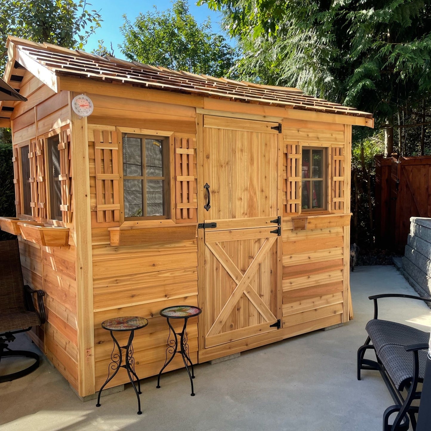 art studio cedar shed