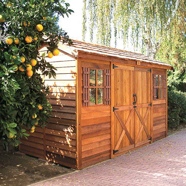 Cedar Longhouse Shed Kit