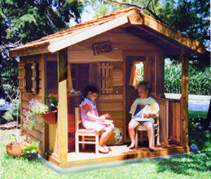 DIY Cedar Playhouses, Outdoor Bunkies & Clubhouses on Sale!