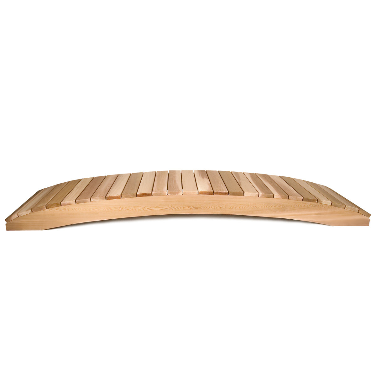 western red cedar wooden garden bridge outdoor