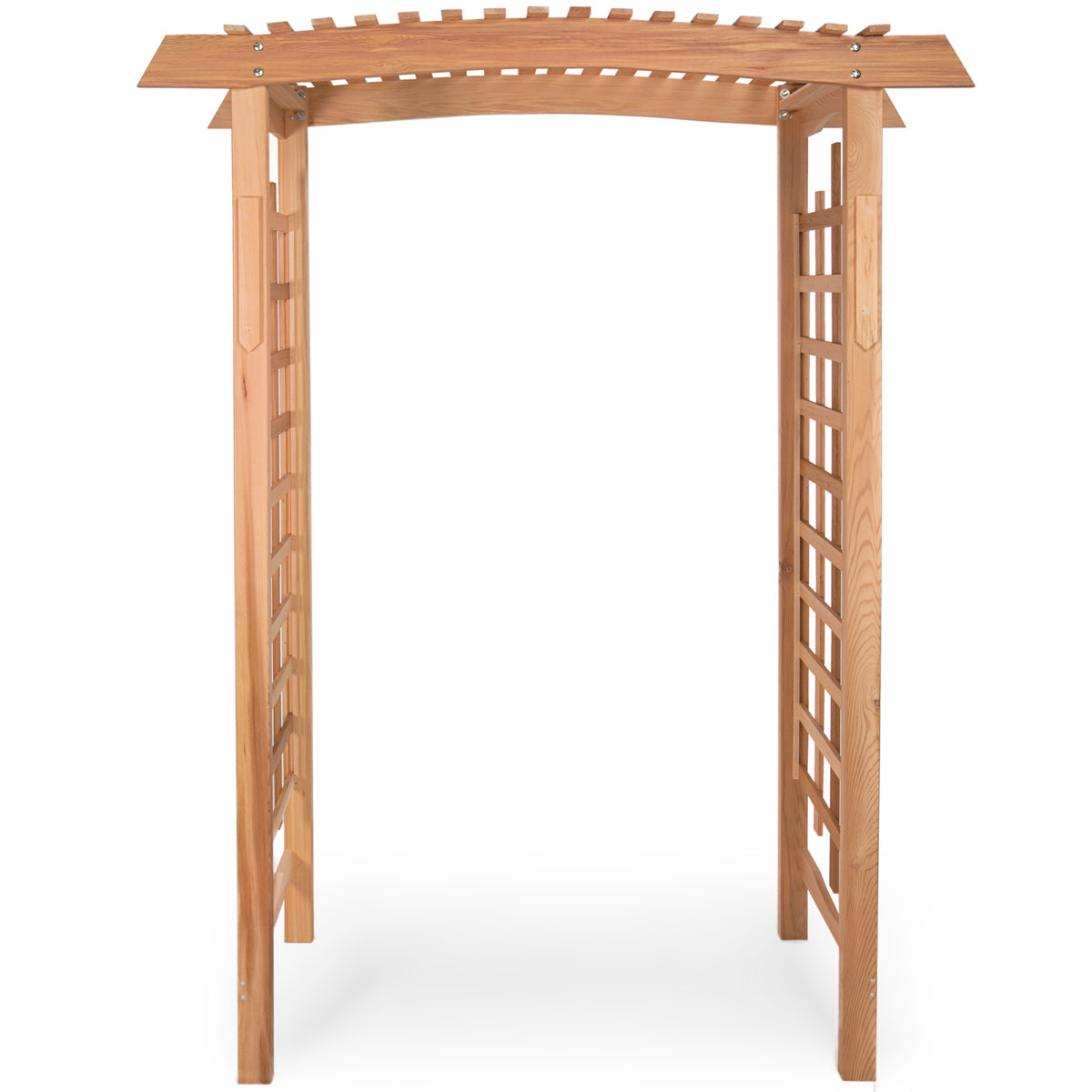 garden arbor cedar wooden trellis for climbing plants outdoor wedding arches