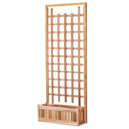 planter box boxes trellis privacy screen 