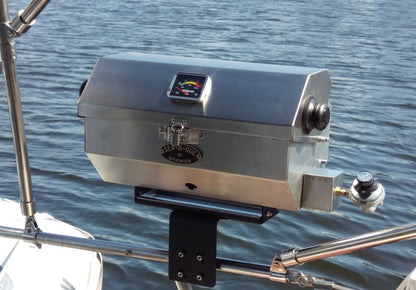 Small Propane BBQ Grill for Outdoor Living, Boats & Tiny Space