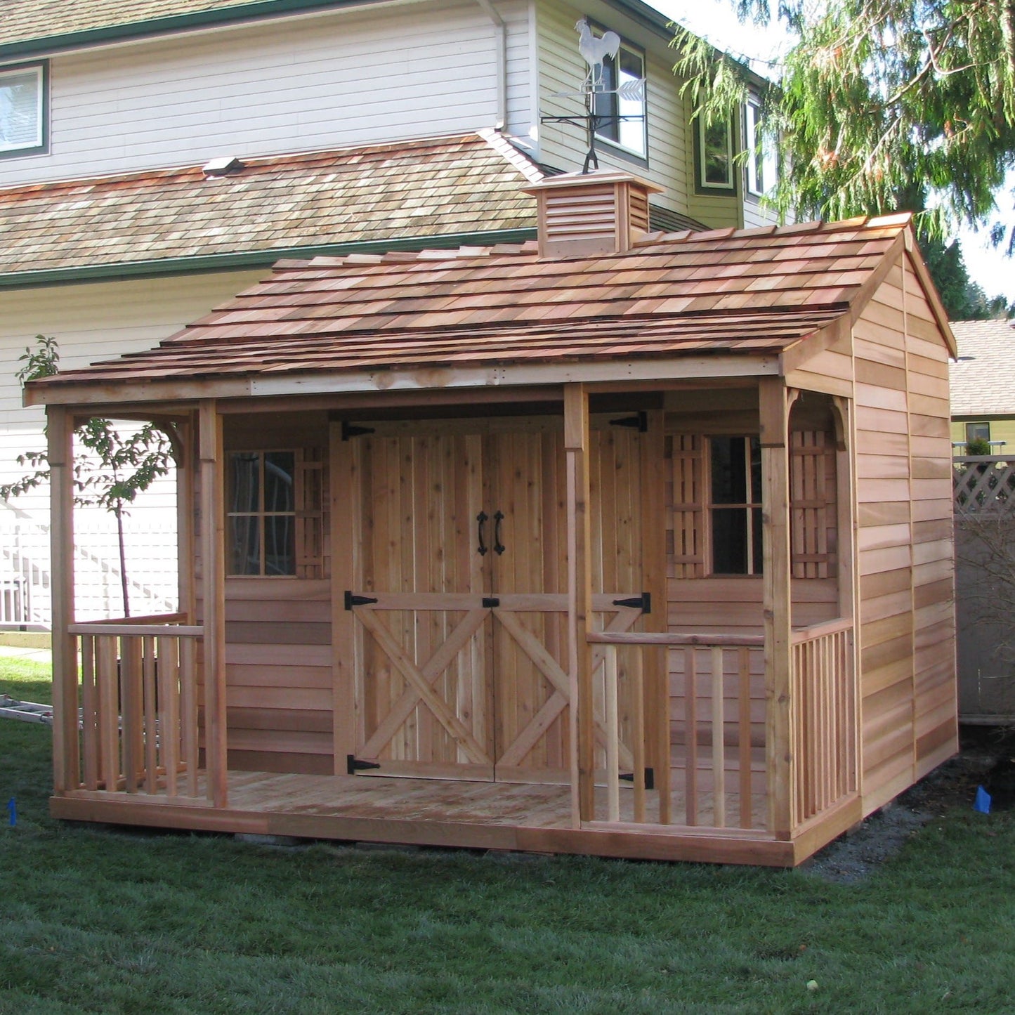 ranchouse with cupola