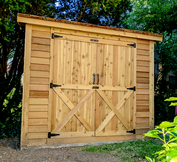 Wooden Double Door Shed Kit, 6X3, 8X3, 8X4, 12X4 Bike Storage – Cedarshed  Usa