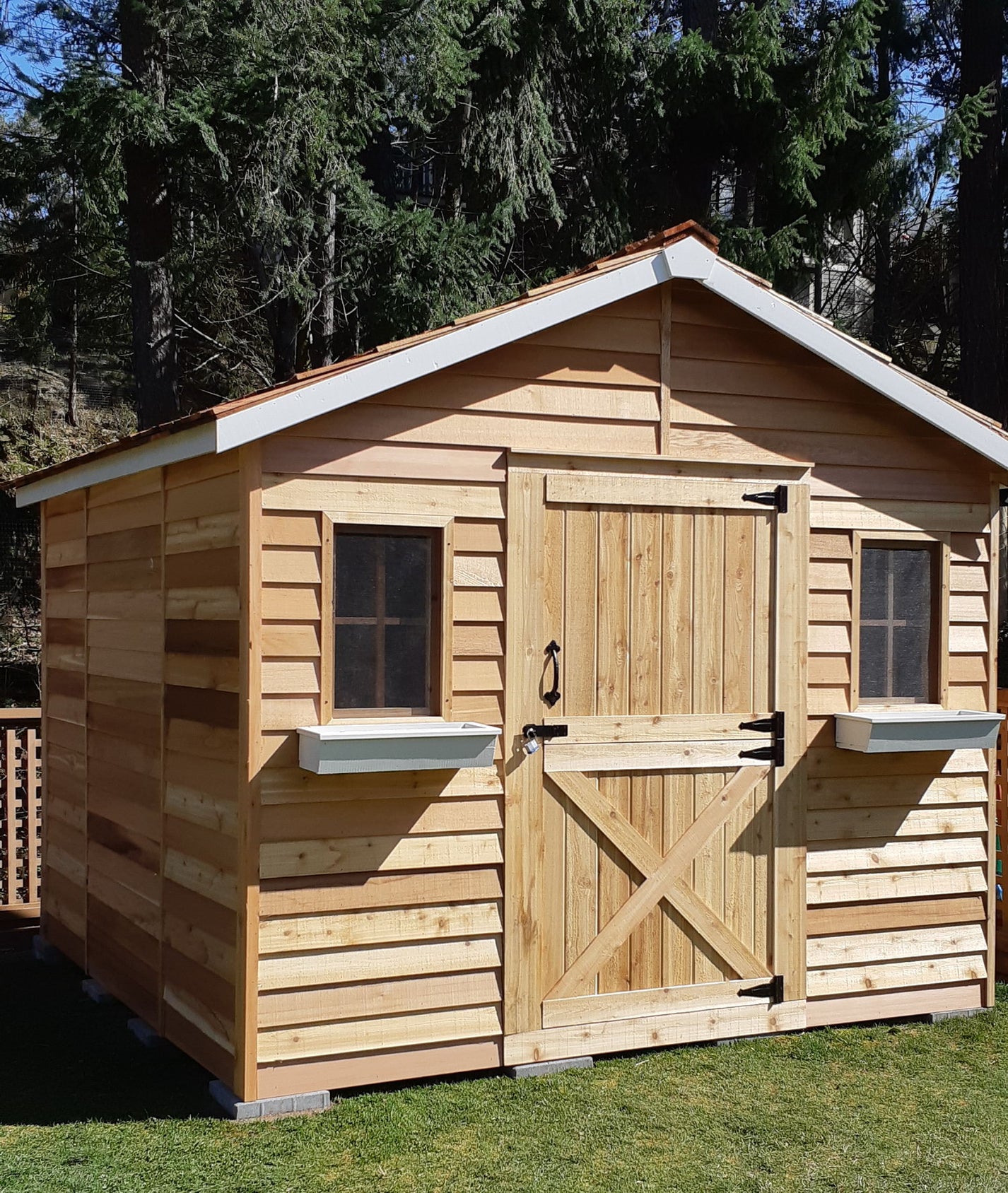 Cedar House Kits, PreCut 10x12 Music Studio Sheds Cedarshed USA