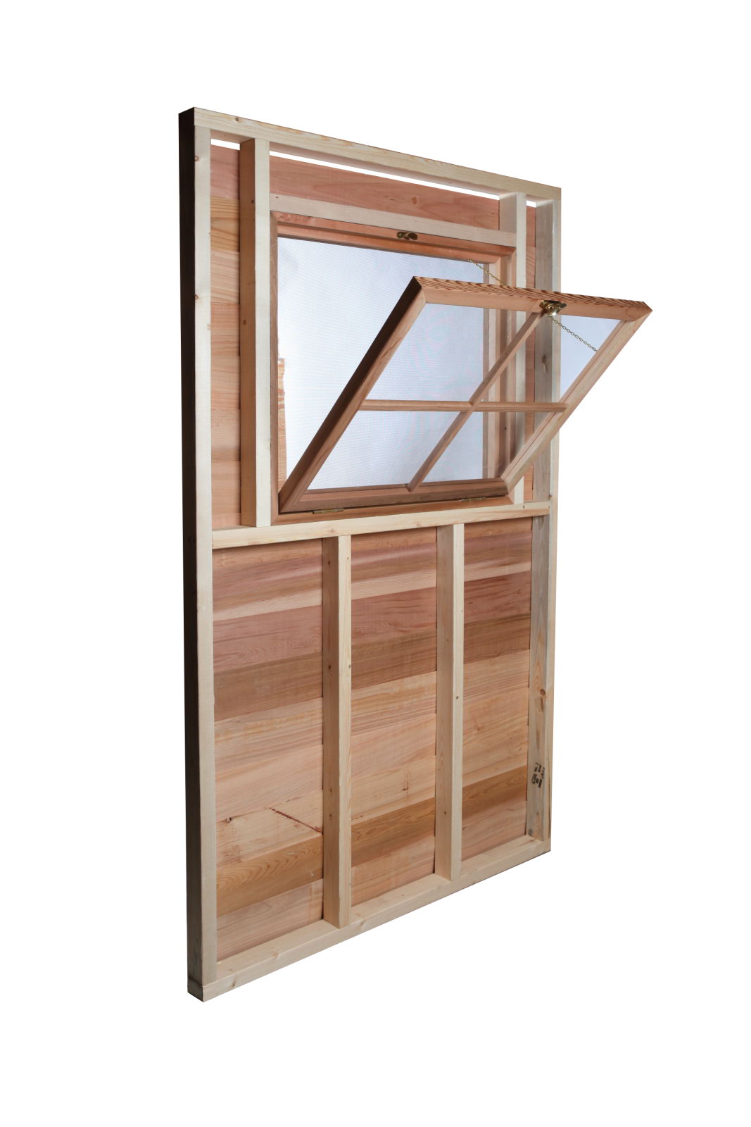 functional shed window with screen option