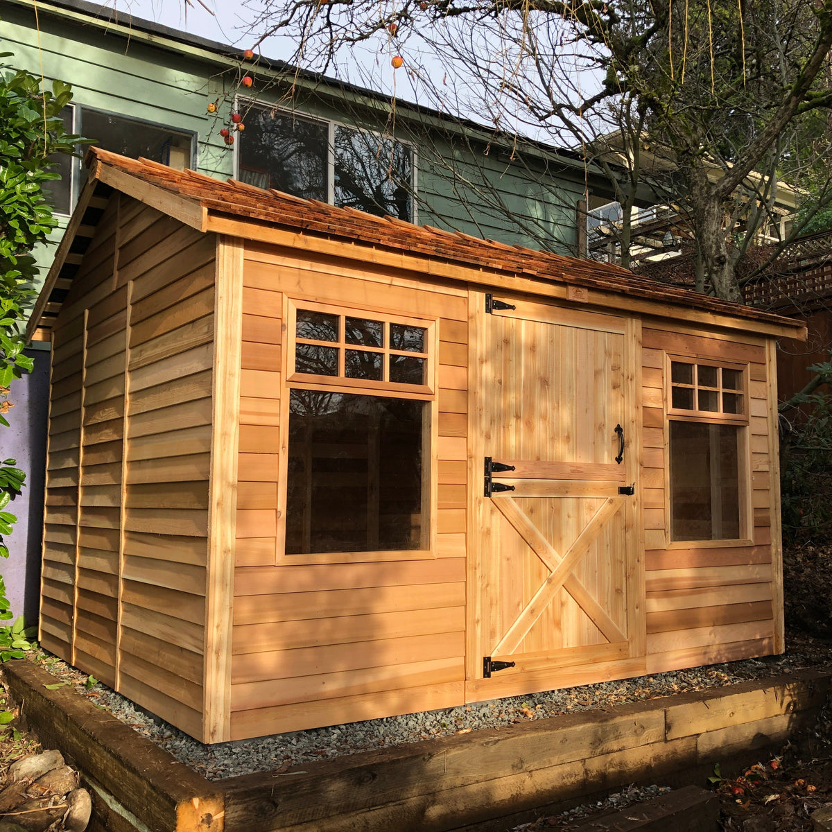 Small Cedar Cabin Kits, DIY Backyard Cabin Sheds | Cedarshed USA