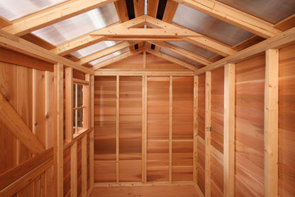 skylight panels inside view