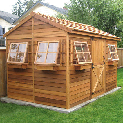 Cedarshed Beachouse Kit with awning windows