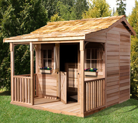 Cedarshed Bunkhouse Kit with Gable Porch