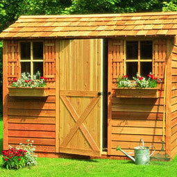 Cedarshed Cabana Kit with dutch door