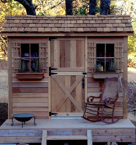 Rustic Style Cedarshed Cabana