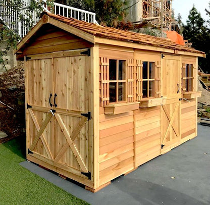 Cedar Boathouse Shed Kit