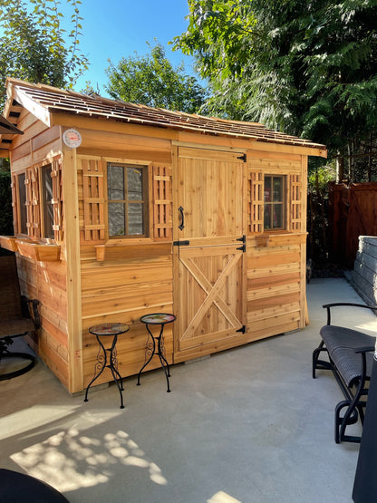 art studio cedar shed