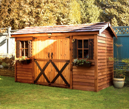 Customer's Longhouse Shed