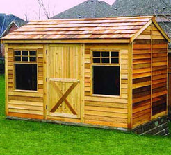 Small Cedar Cabin Kits, DIY Backyard Shed Plans | Cedarshed USA