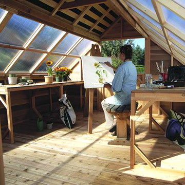 Inside the Cedarshed Sunhouse